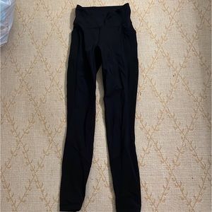 Black Lululemon Leggings Sz. 6